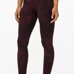 Lululemon Align High Rise Diamond Dye Cassis Black with pockets 25” Photo 0