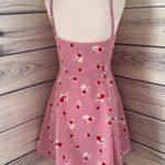 Lulus Pink Floral Mini Skater Dress Photo 9