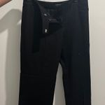 Alexander McQueen Tailored Wool Straight Bootcut Leg Pants Black Photo 0