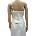 Gloria Vanderbilt Vintage  Formal Wedding Gown Creamy White Lace Overlay Bodice 8 Photo 8