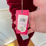 Vince Camuto Red/Burgundy Velvet Draped Ruched Halter Neck Dress NWT 6 Photo 7