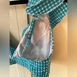 Lilly Pulitzer Lilly‎ Pulitzer Blue White NWOT Women’s Aelin Crinkle Gingham Bikini Top Size 12 Photo 11