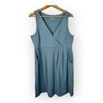 Eddie Bauer Womens size Large Aster Crossover Dress Hiking Outdoor Active Blue Photo 1