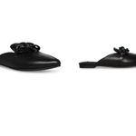 Steve Madden Black Pointed Toe Mules Photo 6