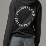 Talentless  grey hoodie size medium Photo 6