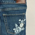 Hollister Low Rise Super Skinny Jeans Floral Embroidery Photo 7
