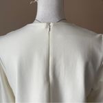 Oxford Sunday  | Cream Bell Sleeve Blouse Sz M Photo 3