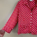 Talbots  Coral Polkadot Linen Lightweight Shacket Blazer Jacket 12P Photo 2