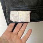 NWT Ted Baker Basile Shearling Collar Harrington Black Leather Jacket Size 3 Size M Photo 12