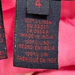 Ralph Lauren  Linen Pants 4 Pink Straight Leg Vintage Ballerina Barbie Coquette Photo 6