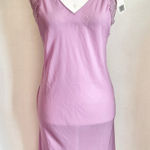 Lavender Sheer Lace Dress, Y2K‎ Fairycore Coquette Soft Girl Balletcore Medium Purple Photo 0