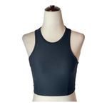 Outdoor Voices  Black Athena Racerback Crop Top‎ Athletic Sports Bra Size XS Photo 3