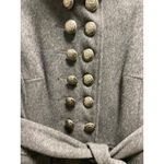 Free People Highland Woods Military Peacoat Gray Size 8 Y2K Photo 8