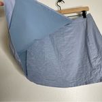 Open Edit  Medium Button Wrap Skirt Blue‎ Chambray CP Photo 2