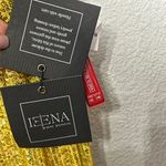 Mac Duggal NEW Ieena for Yellow Sequined Ruched One Shoulder Gown Size 2 Goddess Photo 6