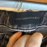 John Varvatos Jeans Women's Size 30‎ Wight Distressed Skinny Denim Gray Black Photo 2