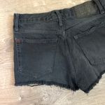 Urban Outfitters BDG Raw Hem black Denim Jean Shorts Size 27 Photo 3