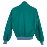 Columbia Vintage 1970s Sportswear Fleece Jacket Teal Lightweight Zip-Up Woman L Photo 1