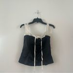 Free People x Brenda Knight Corset Off Shoulder Top NWT Size M RARE TOP Photo 1