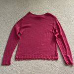 Coldwater Creek Vintage Knit Pullover Sweater Wine Red Small Soft Crewneck EUC Photo 7