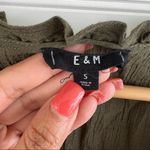 E & M Anthro  green blouse Size Small Photo 3