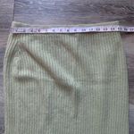 Avitano Light Green Knit Wool Blend Midi Skirt L Size L Photo 2