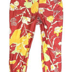 Reebok  Plus Size Workout Athletic Leggings Size 3 X 22‎ 24W Floral Print Crop Photo 0