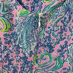 Lilly Pulitzer  Maurina Linen Shift Dress Lilac Rose We Mermaid It Size 2 NWT Photo 2