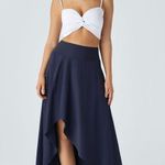 Halara Breezeful High Waisted High Low Ruffle Flowy Midi Quick Dry Skirt XL New Photo 3