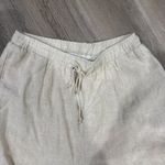 Crescent  Size L Cream linen shorts with tie waist Photo 2