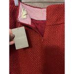 Anthropologie Moulinette Soeurs Pencil Skirt Red Wool Career Knit Size 2 NEW Photo 5