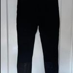 Free People Black Zippered Ankle Pants with Leather Patches size 29 Photo 1