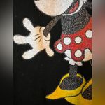 Disney Walt World Minnie Mouse Black Tee Women’s Vintage T-Shirt Sparkly Glitter Photo 7