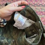 LEVEL 99 CAMO ARMY PRINT DENIM MINI SKIRT Green Photo 2