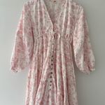 Free People  Pink Floral Maxi Dress Photo 5