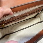 Mango Raffia-Effect Contrast Canvas Crossbody Bag Shoulder Bag Faux Leather Photo 9