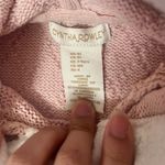 Cynthia Rowley Pink Hooded Poncho Sweater Photo 3