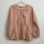 Ava & Viv 1X Pink Cotton Top Photo 0