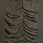 Elodie  Black Ruched Ruffle Hem Sleeveless Dress NWOT Photo 4