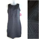 Bongo Geomteric Shapes Imprinted Black Dress Medium Photo 1