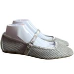 Dolce Vita Rodni Mesh Mary Jane Flats Silver Balletcore Fairy Luxury Career 9.5 Photo 6