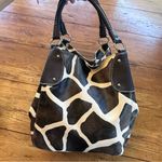 Attention Giraffe print handbag shoulder bag Photo 13