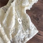 Princess Polly  withers floral crop top in cream Photo 4