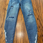 We The Free  Skinny Jeans Womens 25 Medium Wash Denim Distressed Ankle Jeans Photo 0