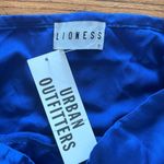 LIONESS  blue ruched side dress Photo 1