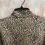 Jezebel  Leopard Print Short Satin Kimomo Robe Size S/M Photo 7