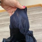 Moschino Silk Navy Blue Dress 6 Photo 6