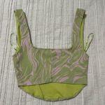 ZARA  Marble Jacquard Cropped Tank Top Photo 3