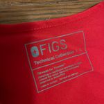 FIGS  Bright Red Technical Collection scrub Top Photo 1