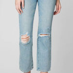 BLANK NYC NWT Madison Crop Button Fly Denim Blue Jeans in Got My Ways Size 24 Photo 0